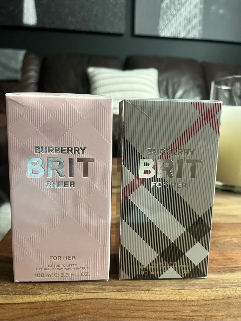 Burberry Brit Sheer & For Her Mist - 100mL each